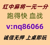 【 纵横天下】一元一分红中麻将跑得快群@在这里
